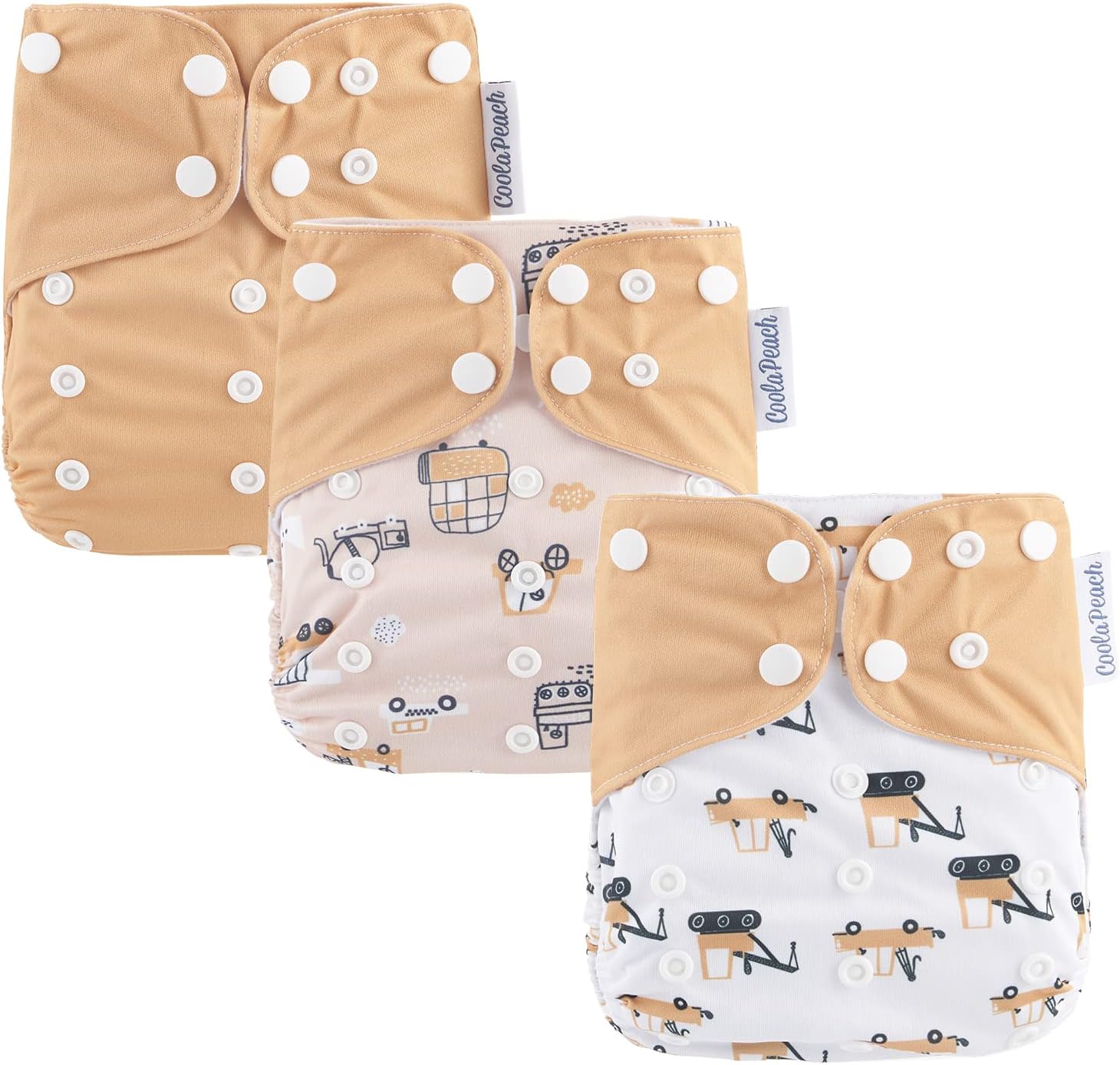 251026150819872_1 Baby Cloth Diapers One Size Adjustable Washable Reusable for Baby Girls and Boys - Image 1
